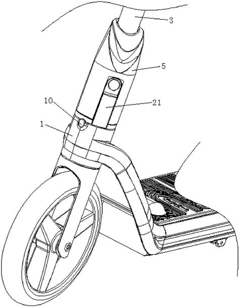 一种滑板车车架专利