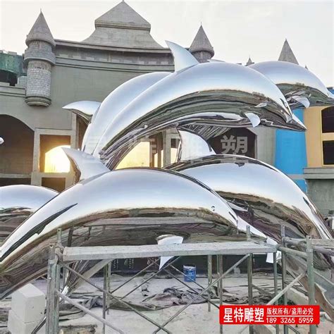 上海大型不锈钢海豚雕塑工厂