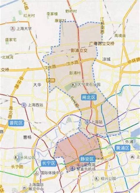 上海闸北区和静安区
