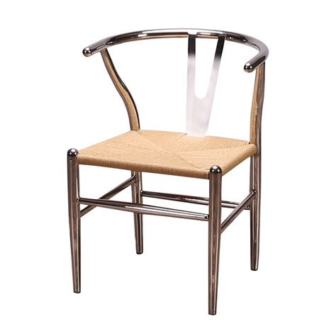 不锈钢休闲椅中式