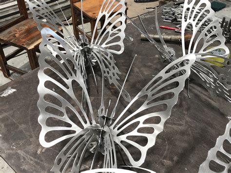 不锈钢做蝴蝶雕塑