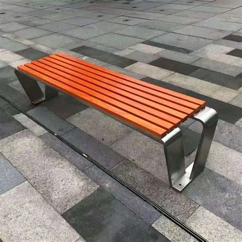 不锈钢公园休闲椅