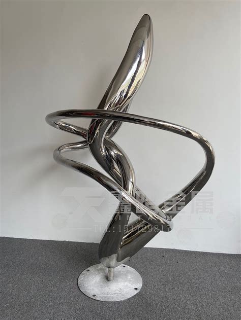 不锈钢抽象雕塑 手工雕刻造型精美