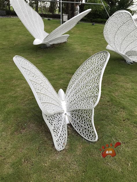 不锈钢蝴蝶雕塑