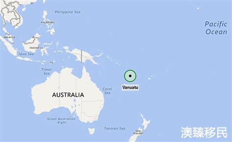 世界地图瓦努阿图位置