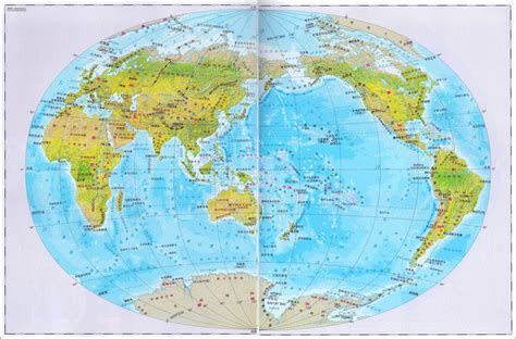 世界地形全图可放大高清