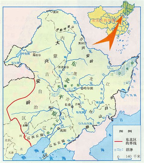 东北三省高清地图全图