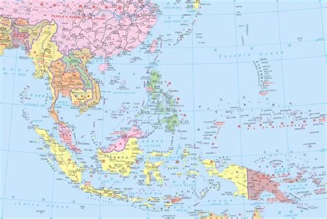 东南亚地图超清全图