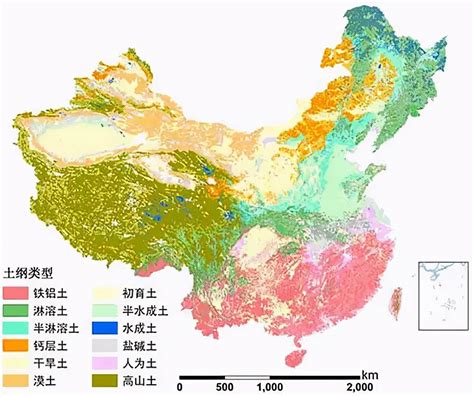 中国土壤污染分布图
