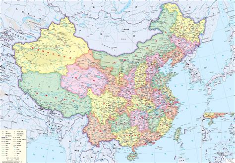 中国地图具体高清