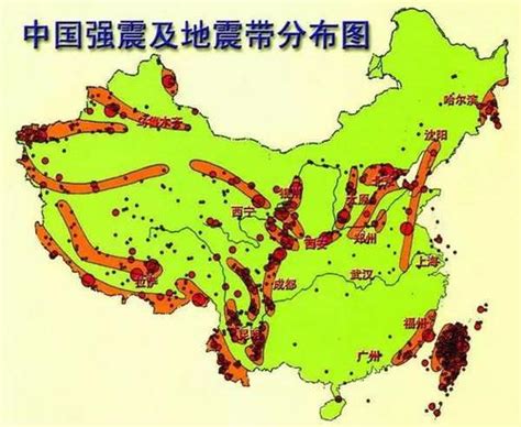 中国地震带李四光