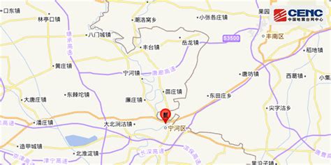 中国天津市宁河区发生地震