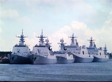 中国海军各舰队实力