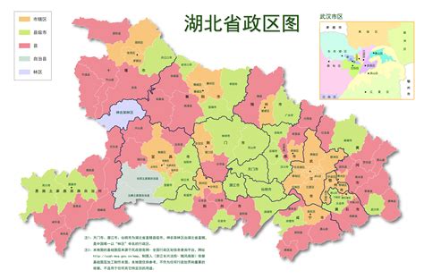 中国湖北地图全图高清版大图