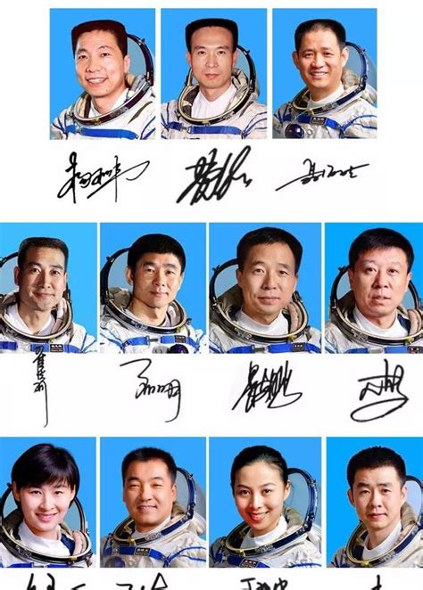 中国航天员名单大全