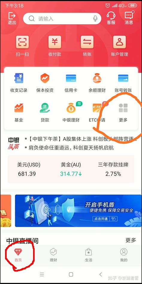 中国银行app怎么查明细