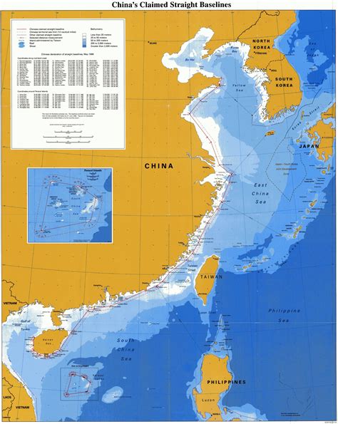 中国领海图全图