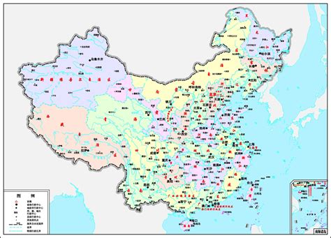 中国500个城市地图