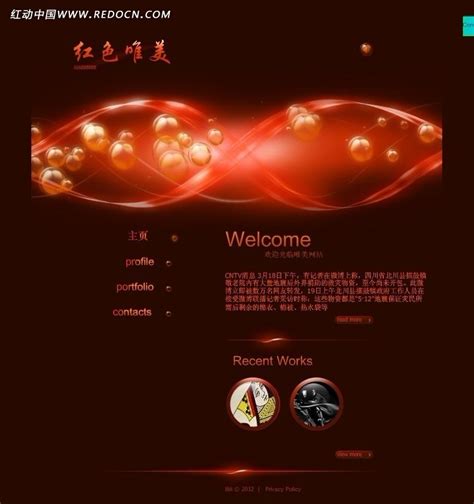 中国flash网站模板