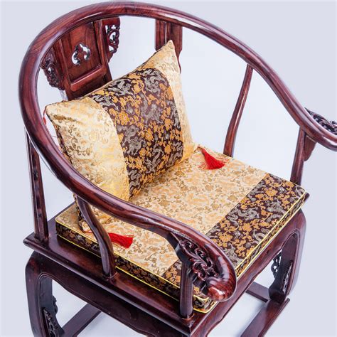 中式皇宫椅混搭布艺沙发