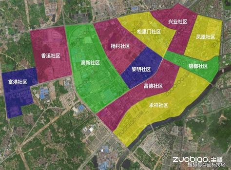 义乌各镇街划分地图