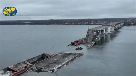 乌克兰水电站大坝被炸现状