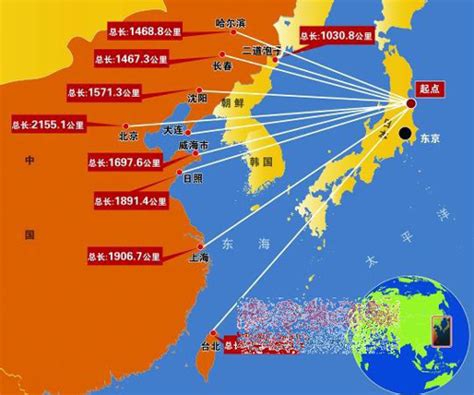 今日中国沿海城市辐射值
