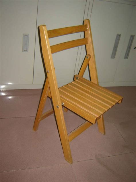 休闲木头折叠椅