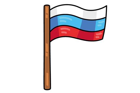俄罗斯国旗怎么画