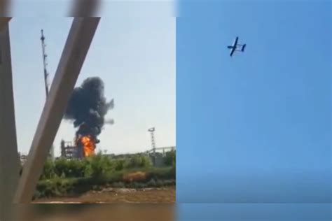 俄罗斯无人机工厂发生爆炸
