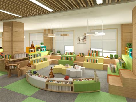 儿童图书馆装修风格特点
