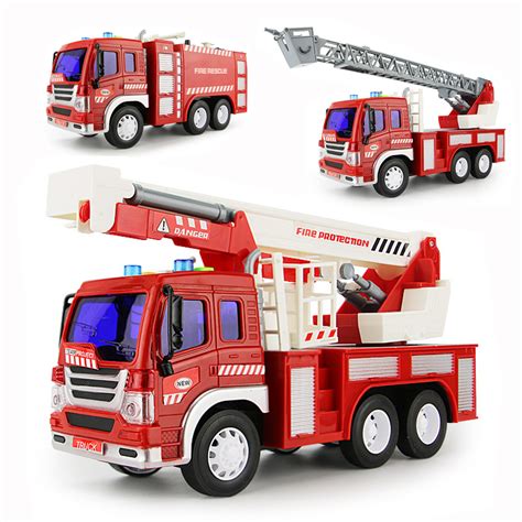 儿童玩具消防车英语