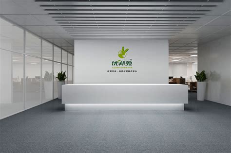 公司入口logo形象墙设计