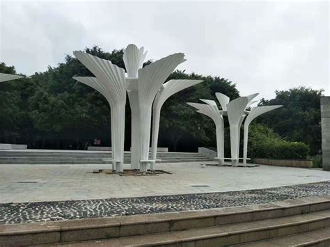 公园景观喷泉不锈钢雕塑生产