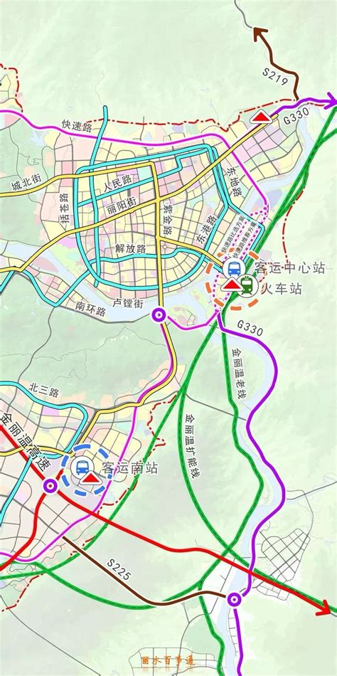 兰溪新330国道规划图