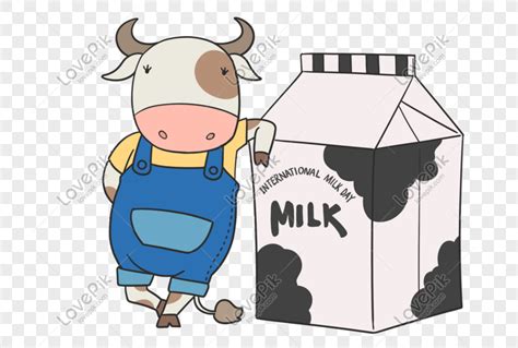 关于牛奶的头像