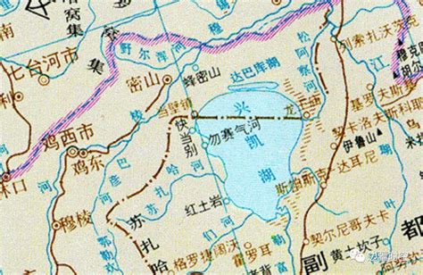 兴凯湖地图高清版大图