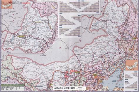 内蒙古交通地图高清版