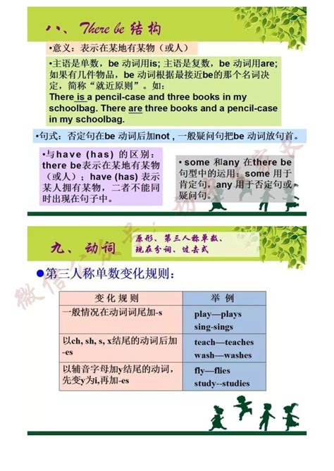 初中语法基础知识总结