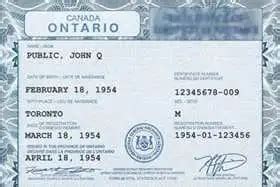 加拿大公民证长什么样