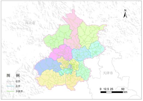 北京乡镇地图图片