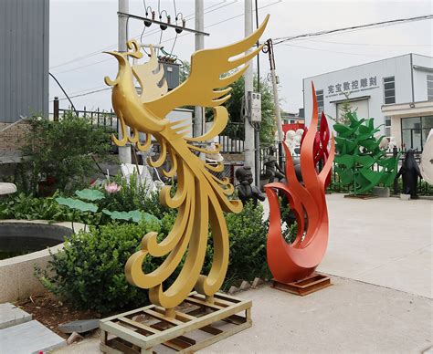 北京凤凰不锈钢雕塑