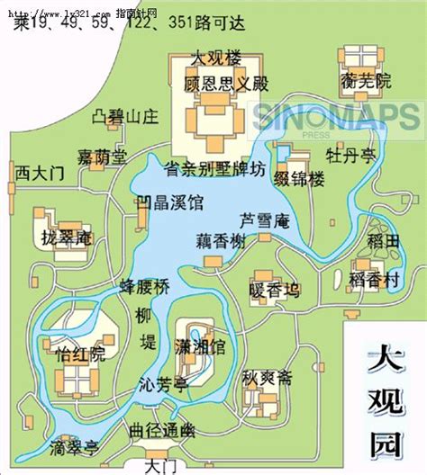 北京大观园北门地图