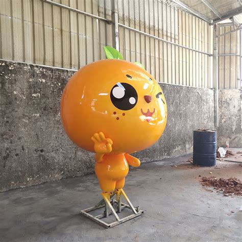 北京玻璃钢橘子雕塑制作厂家