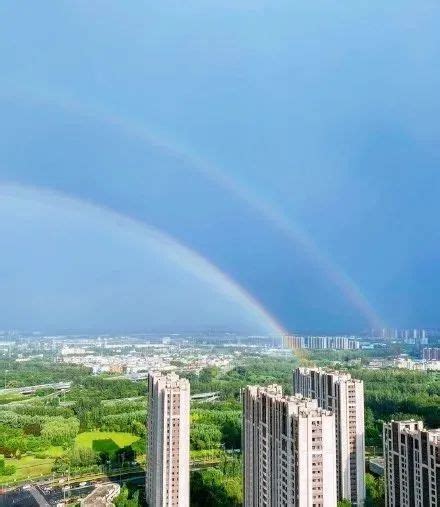 北京连续四天彩虹