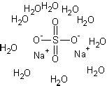 十水合硫酸钠结构