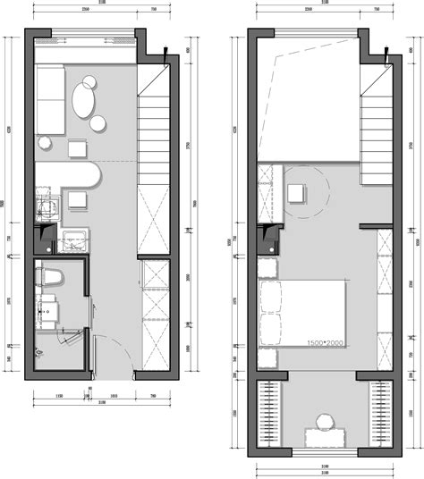 单身公寓loft平面图