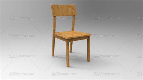 原木椅子建模方法