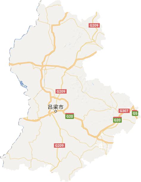 吕梁市详细地图高清版
