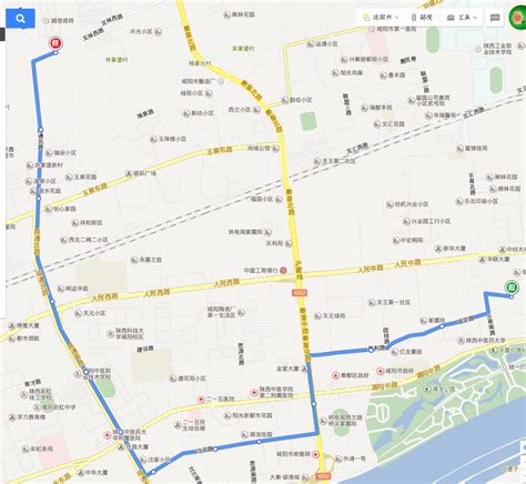 咸阳35路车路线图